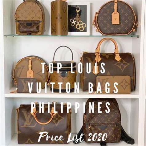 louis vuitton prices in philippines|lv Philippines price list.